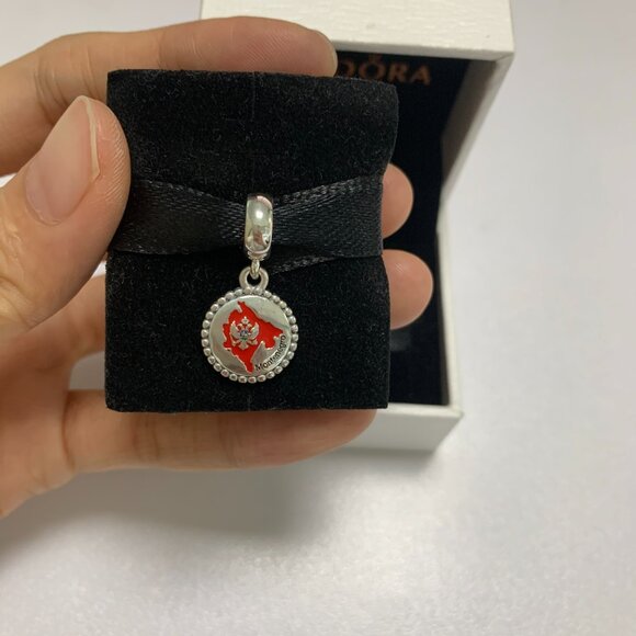 Pandora Montenegro Map Exclusive Charm Pendant